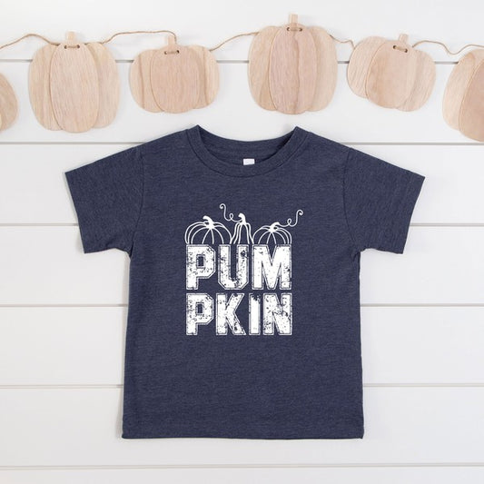 Pumpkin Distressed Toddler Graphic Tee