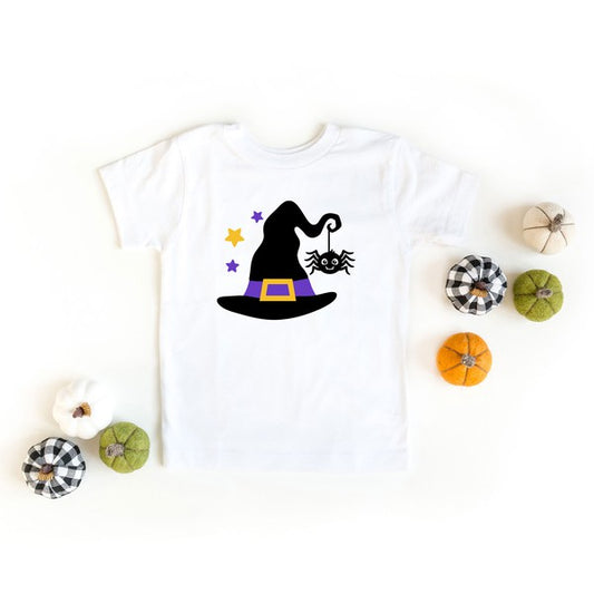 Witch And Spider Toddler Graphic Tee