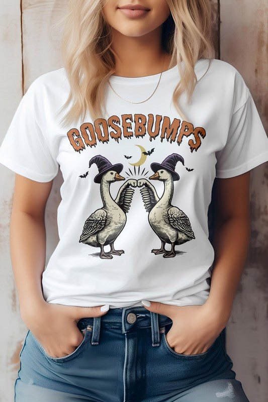 Vintage Halloween Farm Goose Graphic Tee