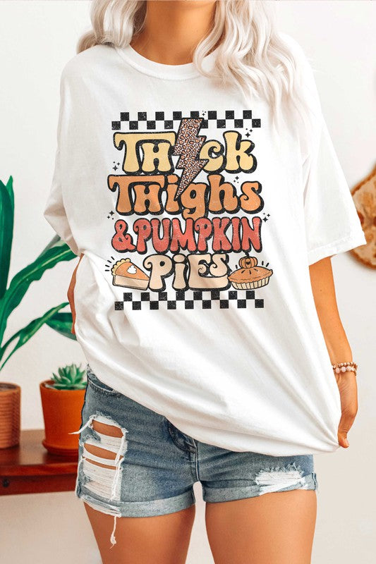 Thick Thighs and Pumpkin Pies Graphic Tee