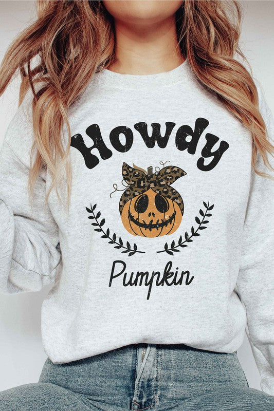 HOWDY PUMPKIN Graphic Sweatshirt